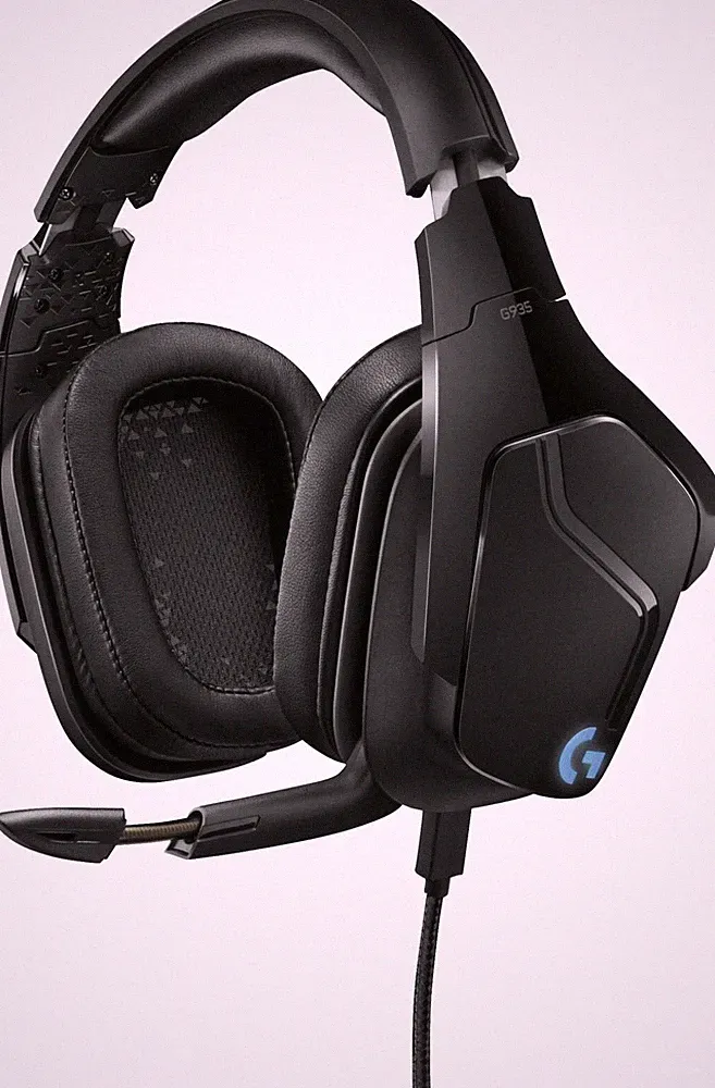 Logitech G935 LIGHTSYNC Wireless 7.1 Surround Gaming Headset Schwarz Kopfhörer