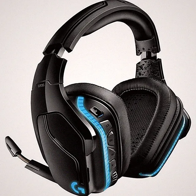 Logitech Gaming Over Ear Headset G935 7.1 Surround Schwarz Mikrofon - Wie Neu