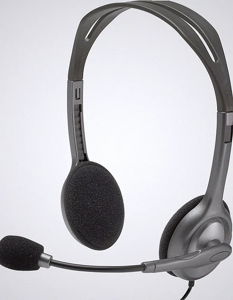 Logitech H110 Kopfhörer mit Mikrofon, 3,5 mm (1/8 Zoll), PC/Spiele