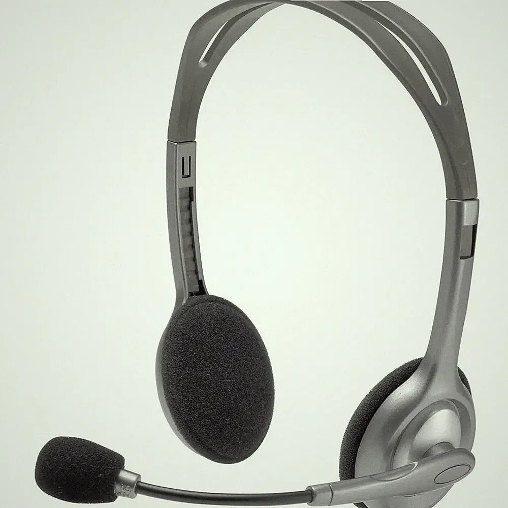 Logitech H110 On Ear Headset kabelgebunden Stereo Grau
