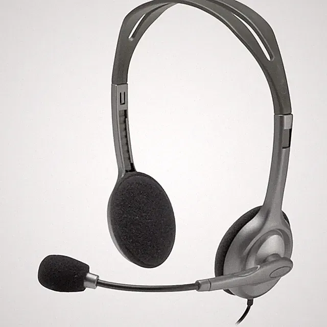 Logitech H111 On Ear Headset kabelgebunden Stereo Grau