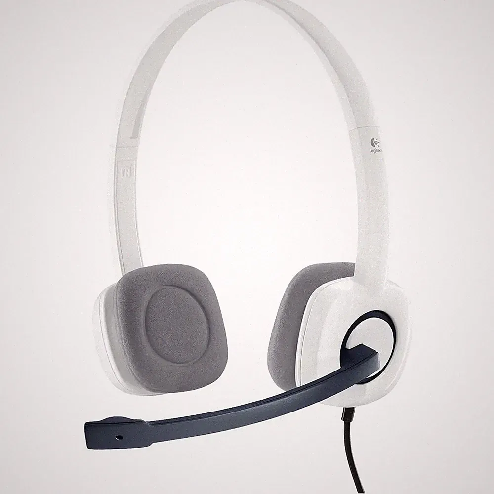 Logitech H150 On Ear Headset kabelgebunden Stereo Weiß