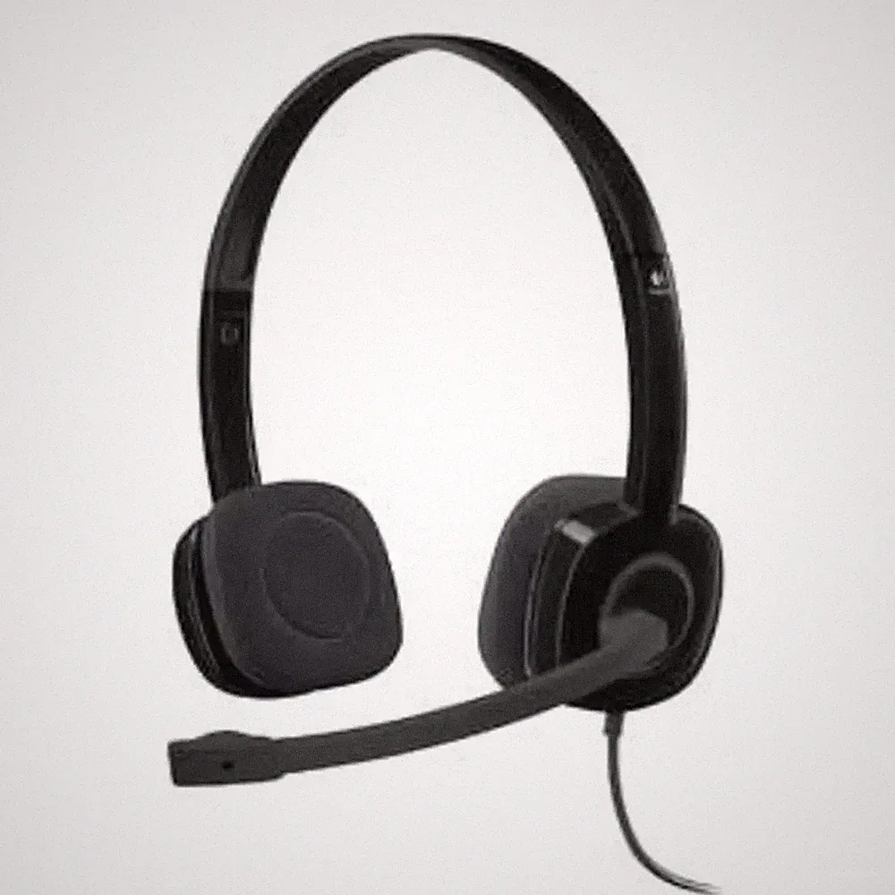 Logitech H151 On Ear Headset kabelgebunden Stereo Schwarz