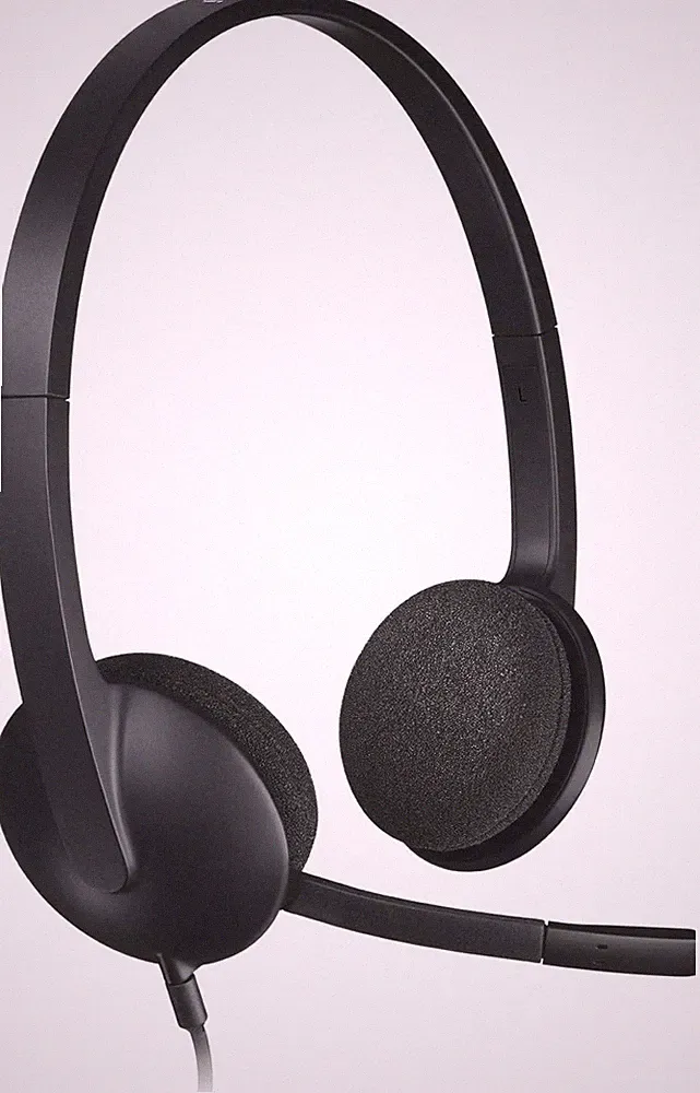 Logitech H340 Kopfhörer Mikrofon USB Headset Rauschunterdrückung PC Mac 1,8m