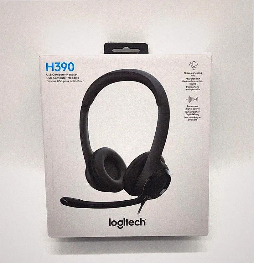 Logitech H390 Computer On Ear Headset kabelgebunden Stereo Schwarz