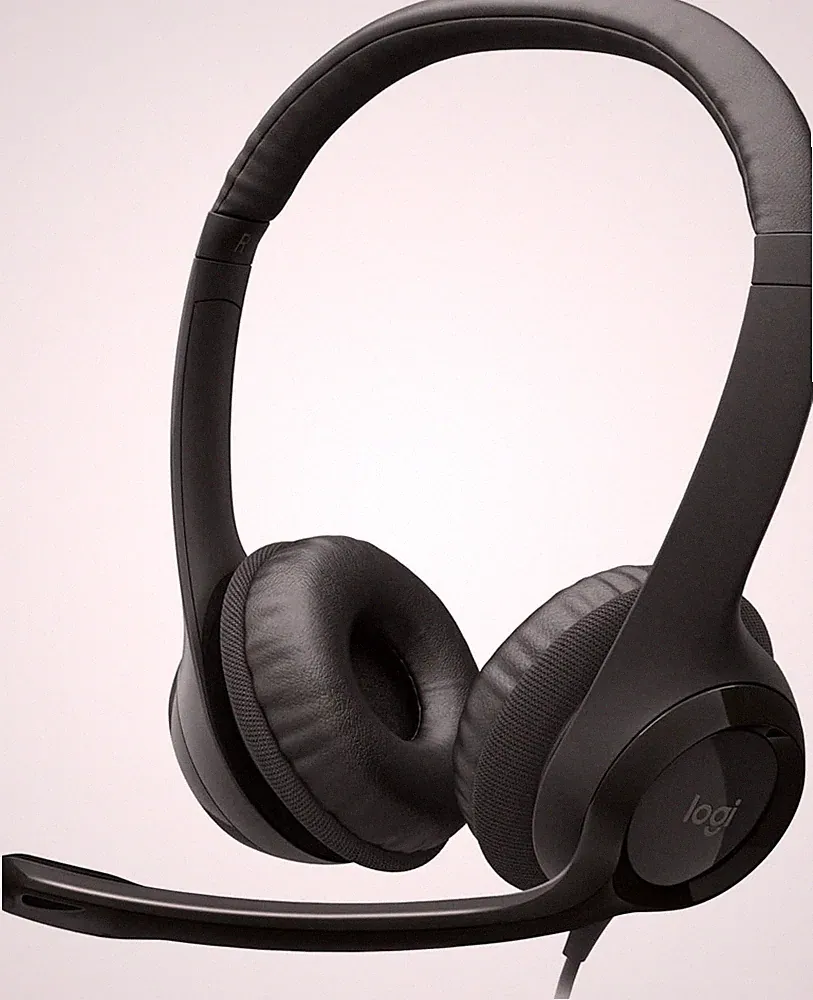 Logitech H390 Headset Stereo Kabel Mikrofon USB PC Laptop Schwarz