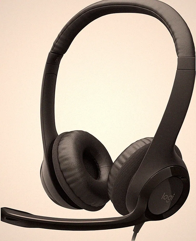Logitech H390 Kopfhörer mit Mikrofon, Stereo-Headset, Mikrofon, USB-Anschluss