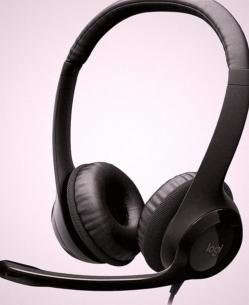 Logitech H390 Kopfhörer mit Mikrofon-Stereo-Headset mit Rauschunterdrückung-OVP