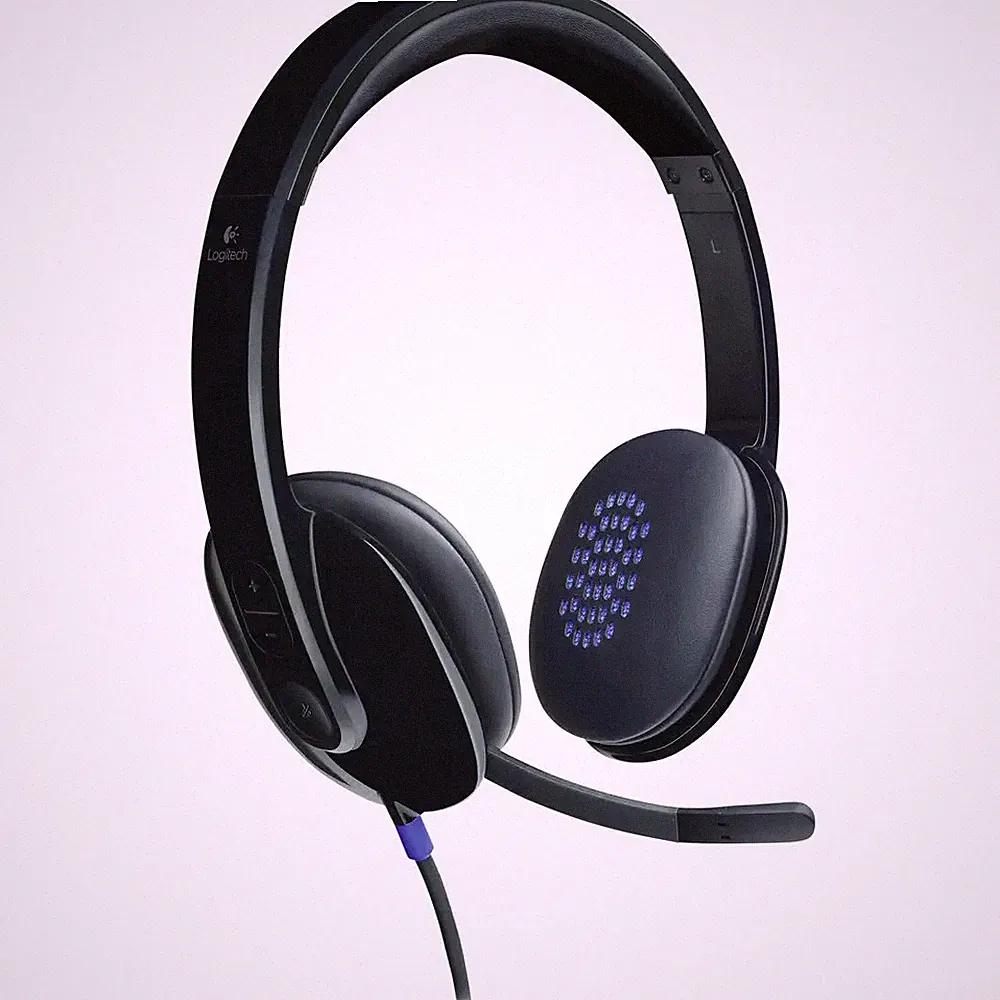 Logitech H540 On Ear Headset kabelgebunden Stereo Schwarz