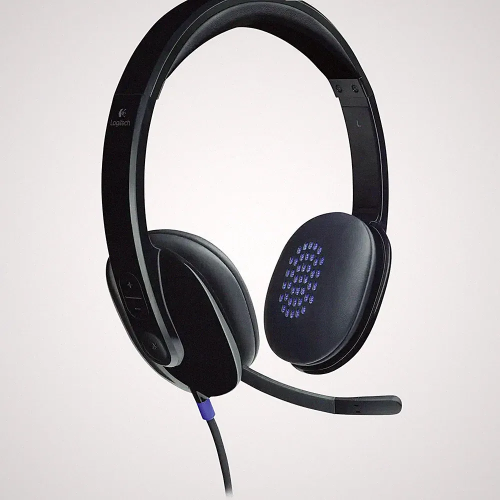 Logitech H540 On Ear Headset kabelgebunden Stereo Schwarz