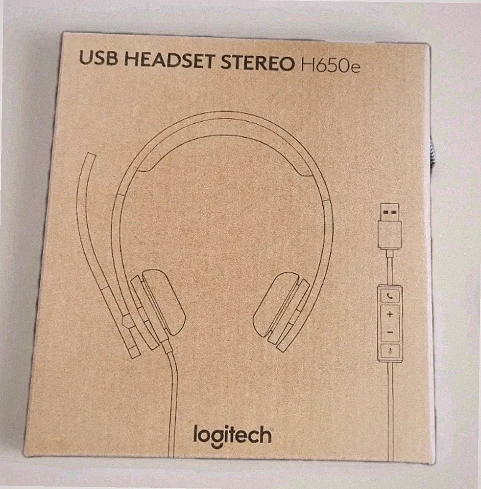 Logitech H650e USB Headset Professional Black 981000519 A00057 USB Steuerung NEU