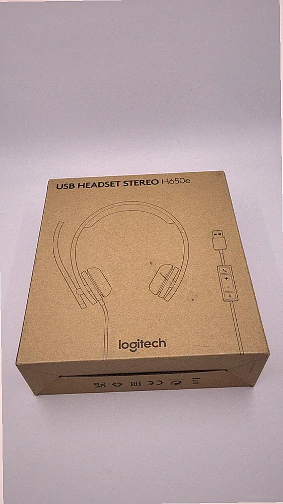 Logitech H650e USB Stereo Headset On-Ear Noise Cancelling Schwarz_0,2_5