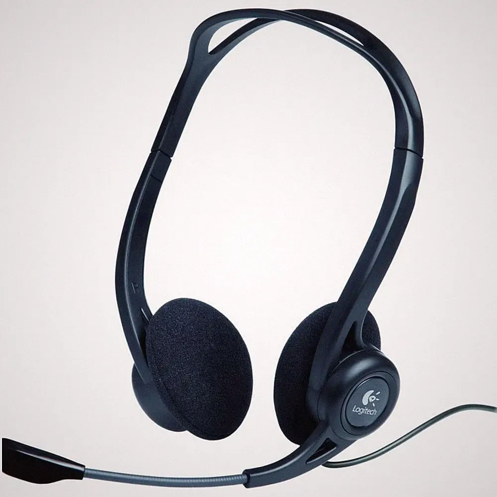 Logitech PC 960 On Ear Headset kabelgebunden Stereo Schwarz