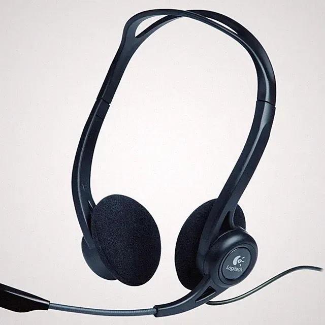 Logitech PC 960 On Ear Headset kabelgebunden Stereo Schwarz Mikrofon-Rauschu...