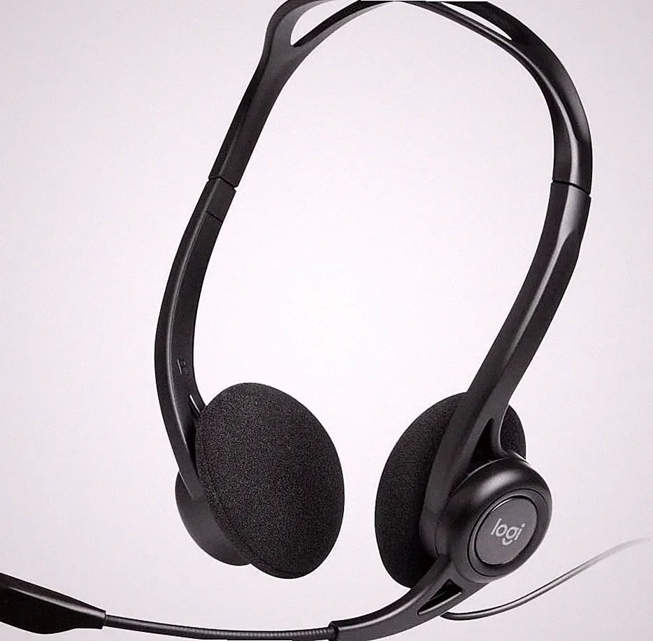 Logitech USB Kopfhörer On-Ear 32 Ohm ANC Mikrofon Telefonkonferenz Webinare