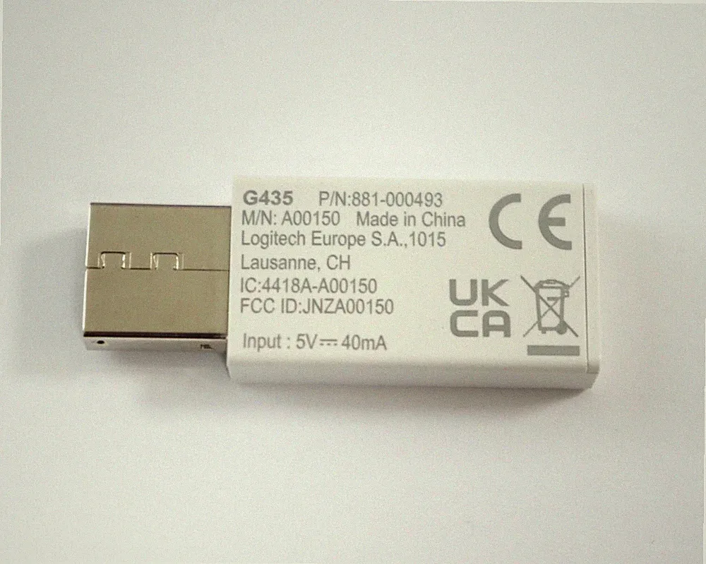 Logitech USB Receiver Stick G435 A00150 für Wireless Gaming Kopfhörer-Gebraucht