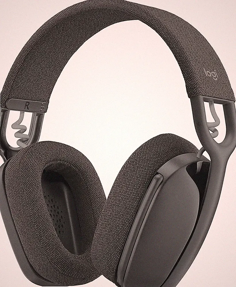 Logitech Zone Vibe 125 Kabellose Kopfhörer, Mikrofon Noise-Cancelling, Graphit