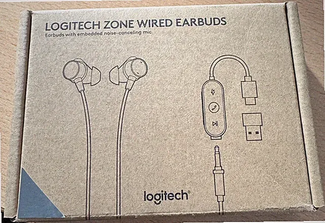 Logitech Zone Wired Earbuds 981-001013 graphite, NEU OVP