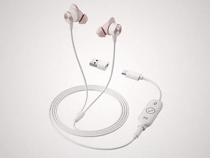 Logitech Zone Wired Earbuds In-Ear-Kopfhörer 3,5mm, USB-C, USB-A (UC version)NEU