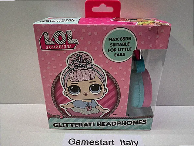 LOL SURPRISE GLITTERATI HEADPHONES - KINDERKOPFHÖRER - 3,5 MM JACK KOMPATIBEL