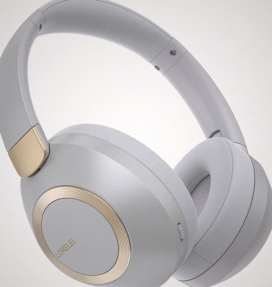 LORELEI B-C6 Kabellose Over-Ear-Kopfhörer, 50H Playtime Faltbare, leichte