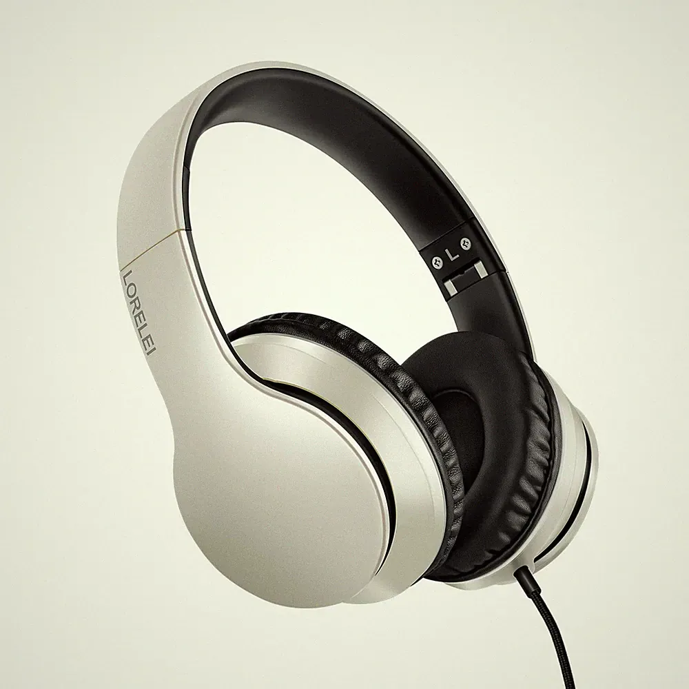 LORELEI X6 Over-Ear-Kopfhörer mit Mikrofon, Faltbar