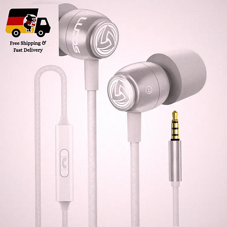 LUDOS Clamor In-Ear Kopfhörer mit Kabel 3,5 mm Klinke Weiß, 20-20000 Hz, 97 dB