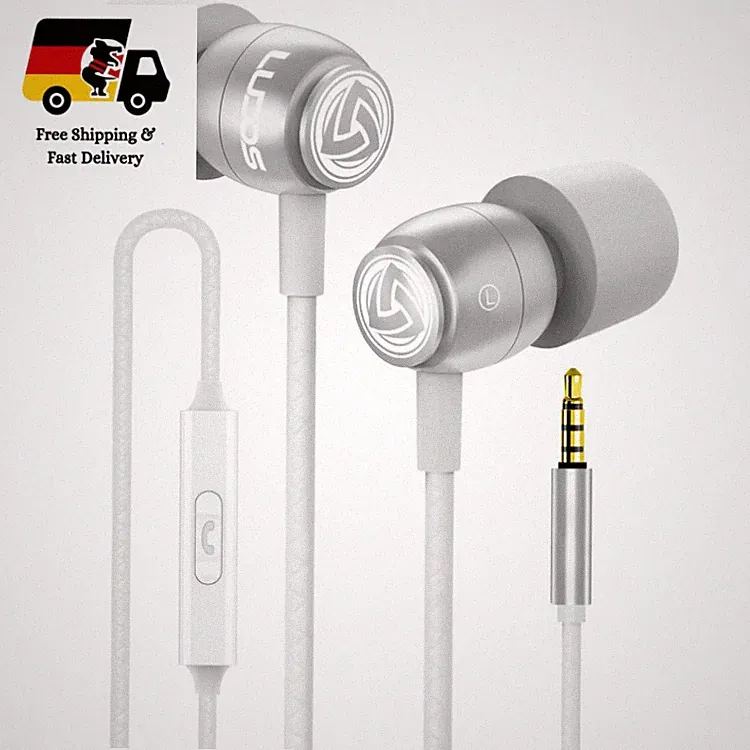 LUDOS Clamor In-Ear Kopfhörer mit Kabel, Geräuschabschirmung, 3,5 mm Klinke