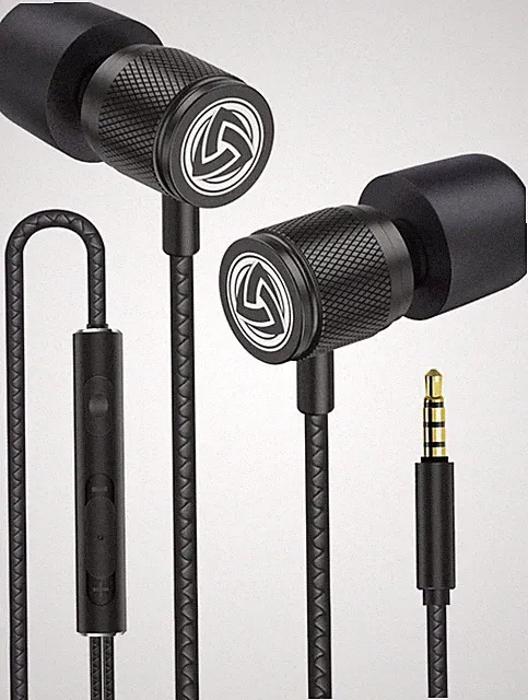 LUDOS Ultra In Ear Kopfhörer mit Kabel Mikrofon Klang Qualität