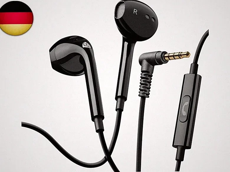 LUDOS Zenith Kopfhörer In Ear Kopfhörer mit Kabel und Mikrofon, 5-Jahre G