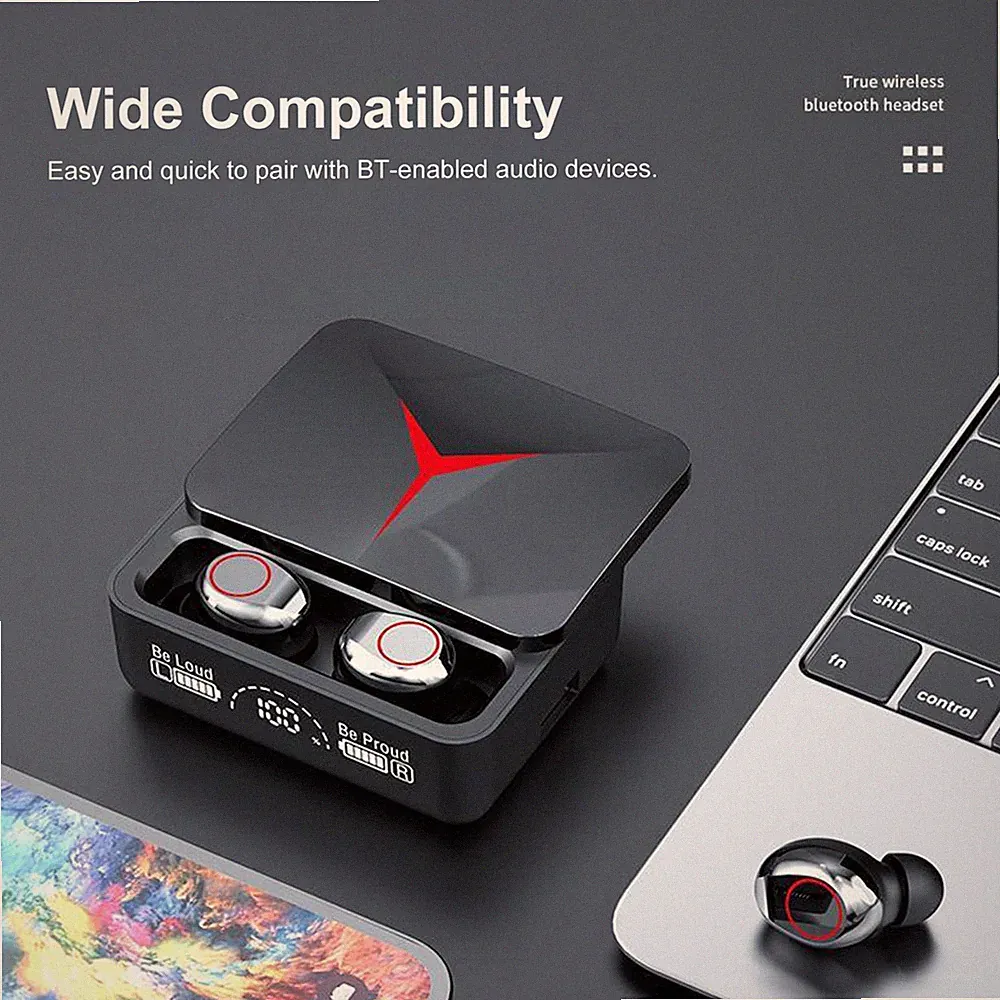 M90 True Wireless Kopfhörer BT 5.3 Sport-Headset Mit Touch-Steuerung In-E