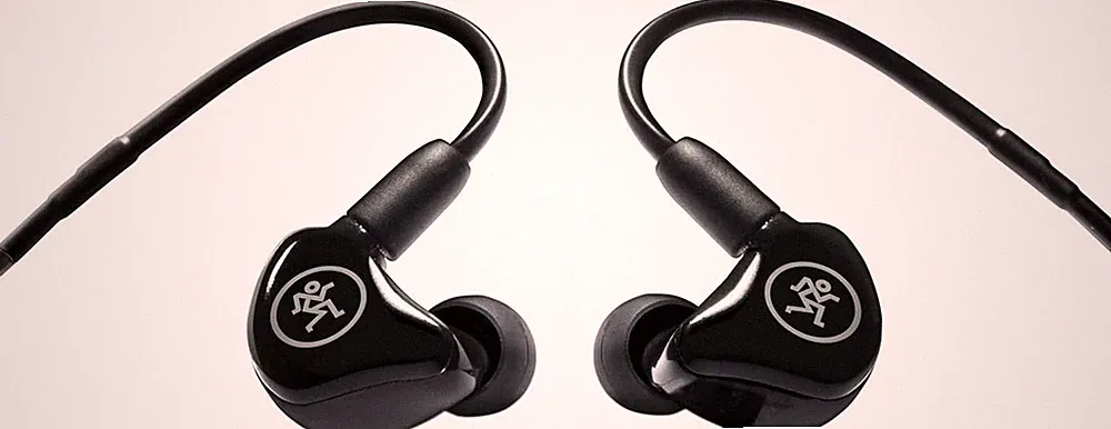 Mackie MP-120 In-Ear-Monitore (Iems) Mit Schallisolierung Und Arretierbaren Mmcx