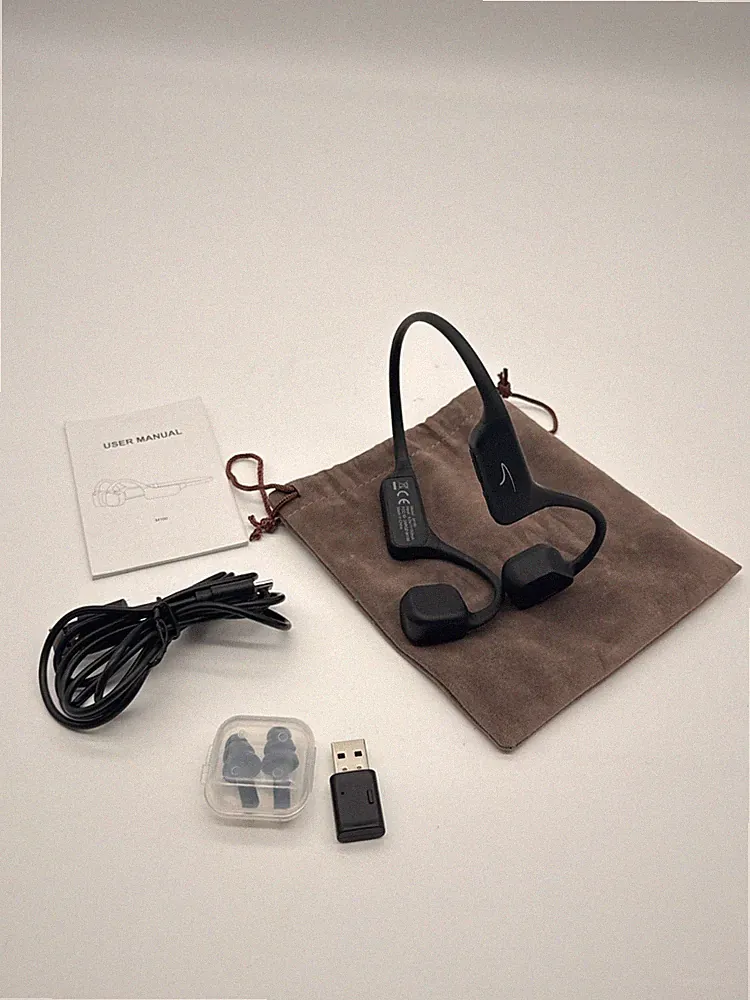 MAIRDI Knochenschall Kopfhörer Bluetooth 5.3 | USB Adapter | Mikrofon | Wie Neu
