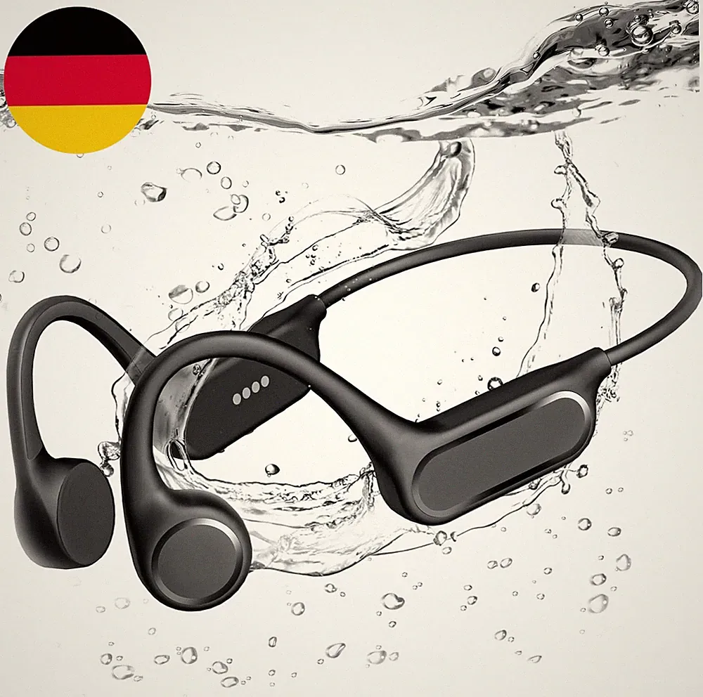 MANKIW Knochenschall Kopfhörer Schwimmen IP68, 32GB MP3