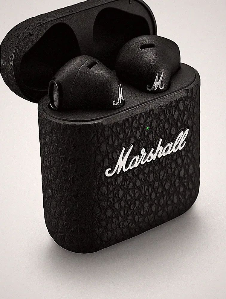 Marshall In-Ear-Kopfhörer Minor III 3 Schwarz inkl. Ladecase