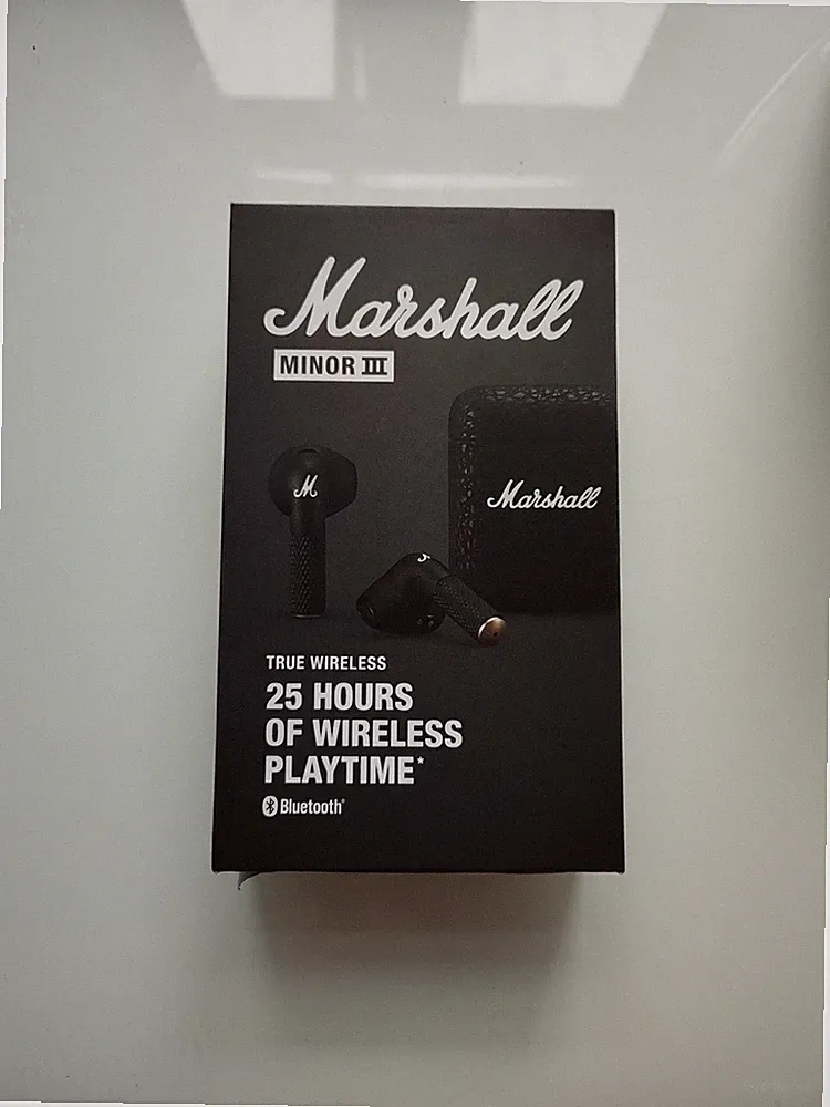 Marshall In-Ear Kopfhörer Minor III TWS schwarz Wireless Kabellos Bluetooth