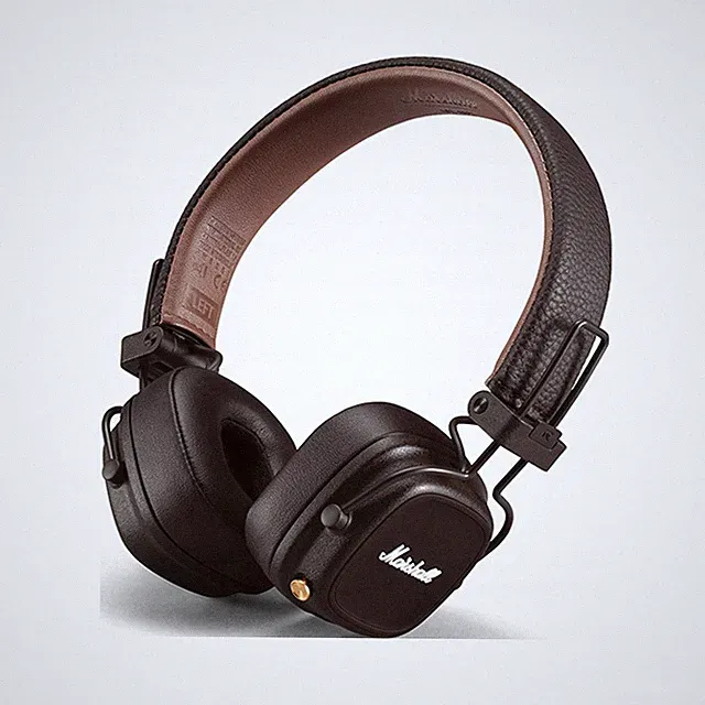 Marshall Major IV Bluetooth Headphones On-Ear Kabellos Braun