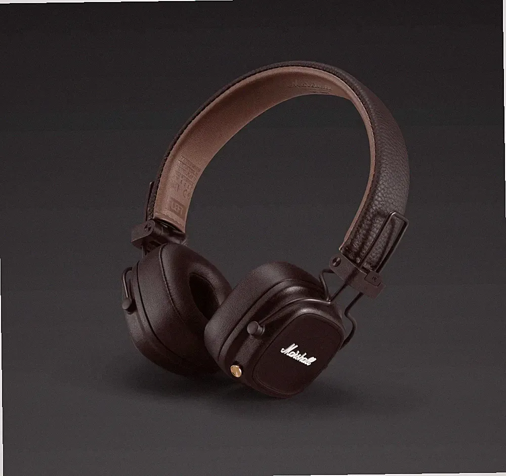 Marshall Major IV Bluetooth-Kopfhörer Braun Neu Rechnung MwSt