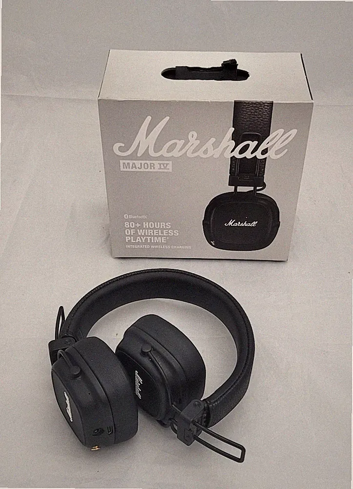 Marshall Major IV Bluetooth On-Ear Kopfhörer Schwarz 80h Wireless