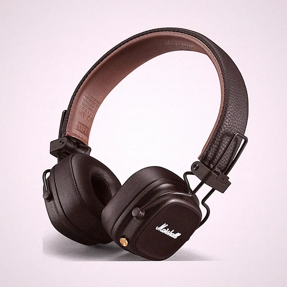 Marshall Major IV Bluetooth Over-Ear Kopfhörer Kabellos Braun