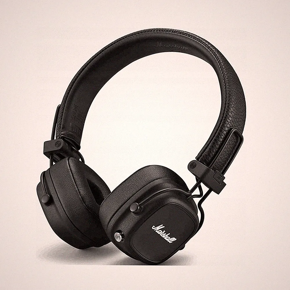 Marshall Major IV Kabellose On-Ear Kopfhörer Bluetooth Schwarz