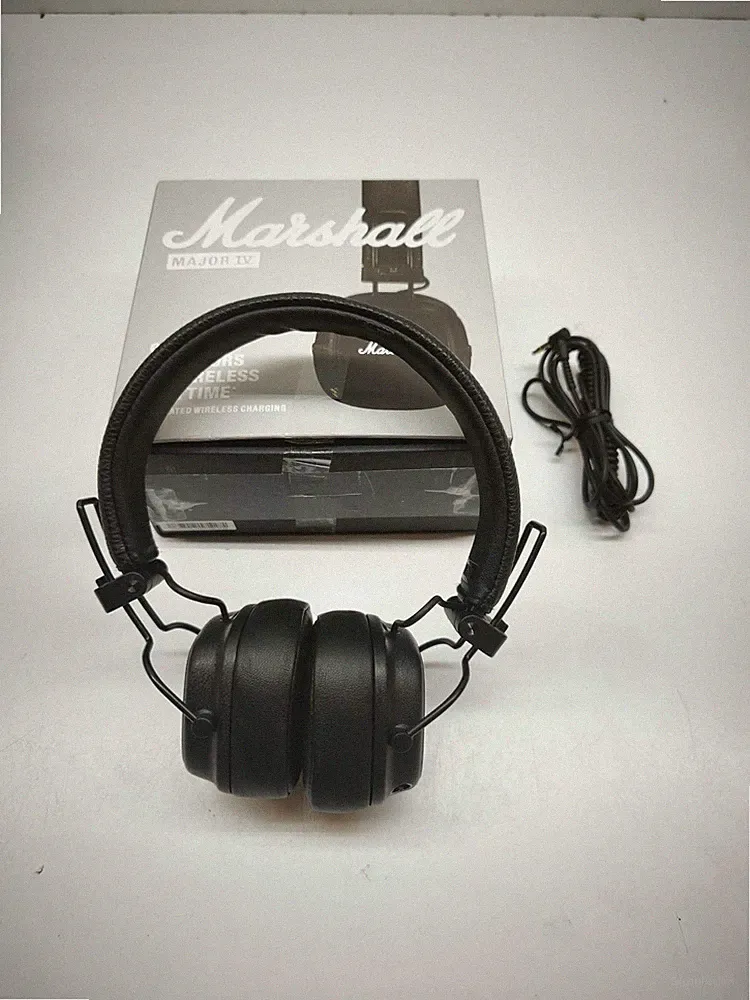 Marshall Major IV kabelloser On-Ear-Kopfhörer, schwarz