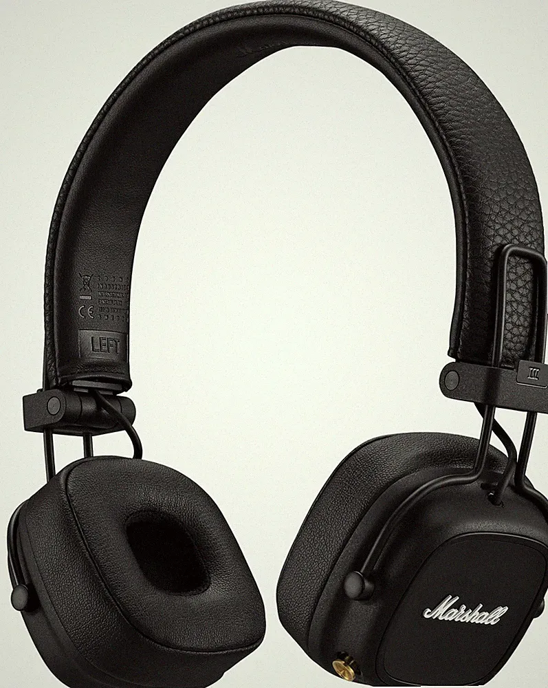 Marshall Major IV Schwarz 100+ Hours