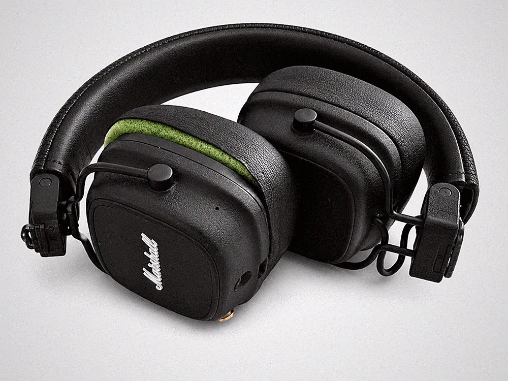 Marshall Major IV Wireless Bluetooth Kopfhörer Schwarz Faltbar