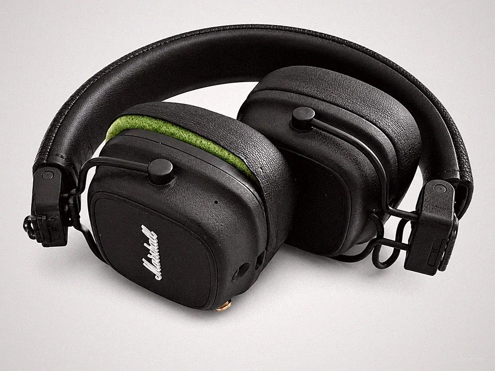 Marshall Major IV Wireless Bluetooth Kopfhörer Schwarz Faltbar