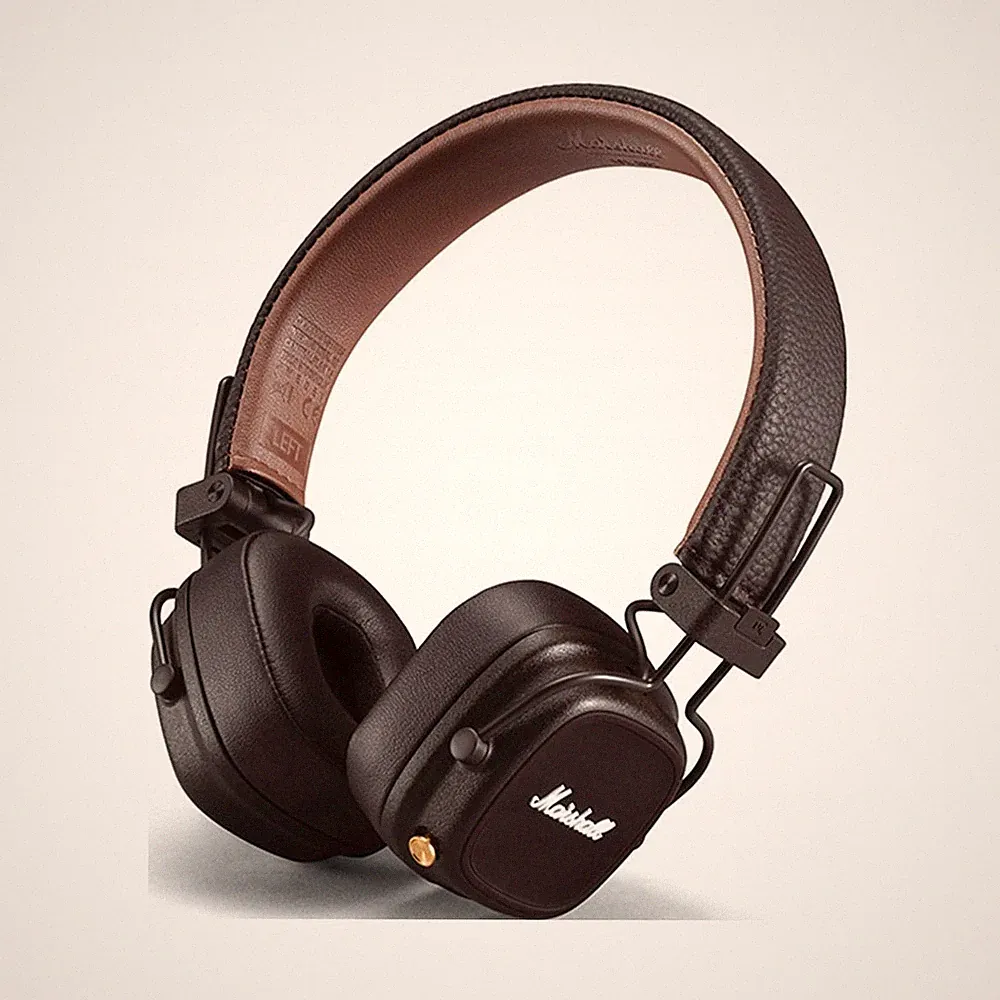 Marshall Major IV Wireless On-Ear Kopfhörer Bluetooth Braun