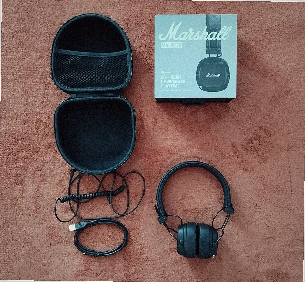 marshall major lv on ear bluetooth Kopfhörer, schwarz, top Zustand