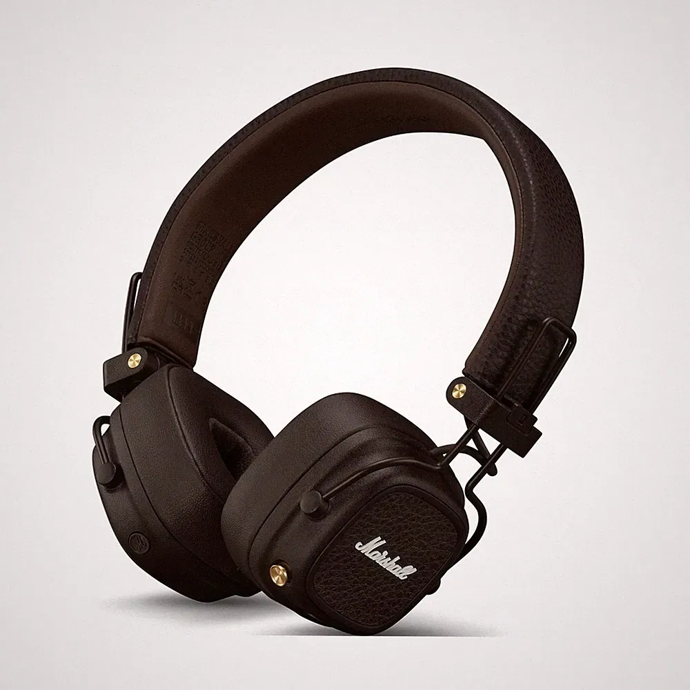 Marshall Major V Bluetooth-Kopfhörer (Ohrmuschelmodell), beige-braun