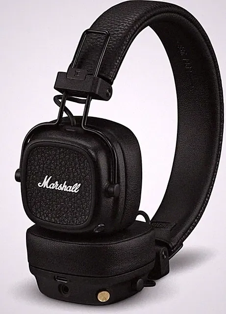 Marshall Major V Wireless Bluetooth Kopfhörer 100 Stunden Akkulaufzeit Schwarz Neu