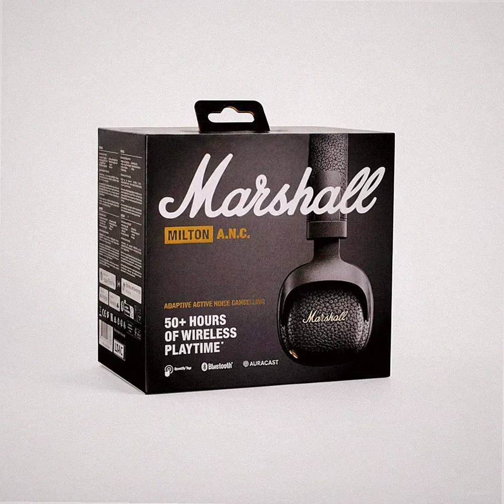Marshall Milton A.N.C. Wireless Noise Cancelling On-Ear Kopfhörer LDAC LC3